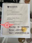 Dalhousie University Graduate School of Arts and Management fake diploma sample