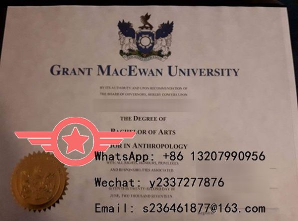 MacEwan University Bachelor of Arts fake diploma sample