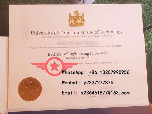 OTU Bachelor of Engineering fake diploma sample（2022）