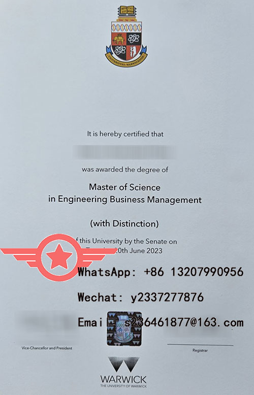 Warw fake degree sample