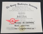 GWU Bachelor of Science in Mechanical Engineering fake degree sample