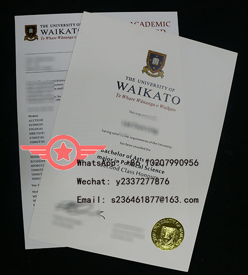 University of Waikato Politics fake degree sample