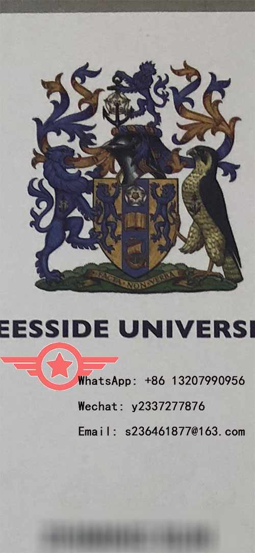 Teesside University Mechanical Engineering fake certificate sample 2006 version