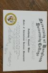 UMD fake certificate sample