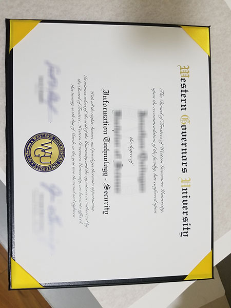 WGU fake diploma sample
