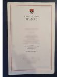 University of Reading fake degree sample