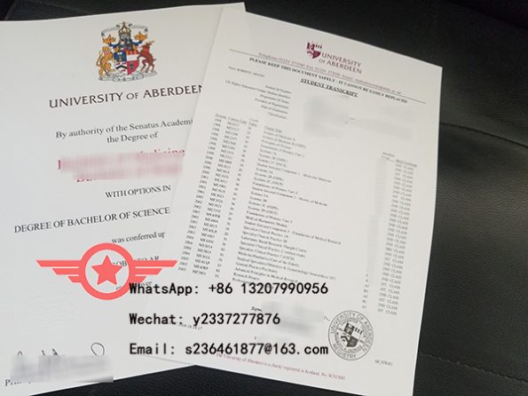 University of Aberdeen fake transcript certificate
