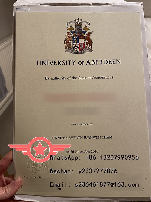 University of Aberdeen fake certificate