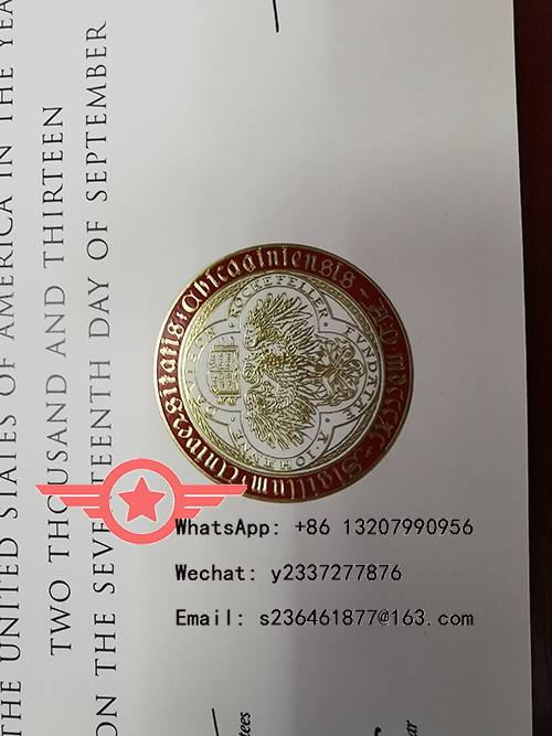 UChi Bachelor of Education fake degree certificate sample