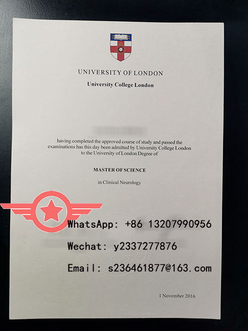 University of London Master of Arts fake degree sample