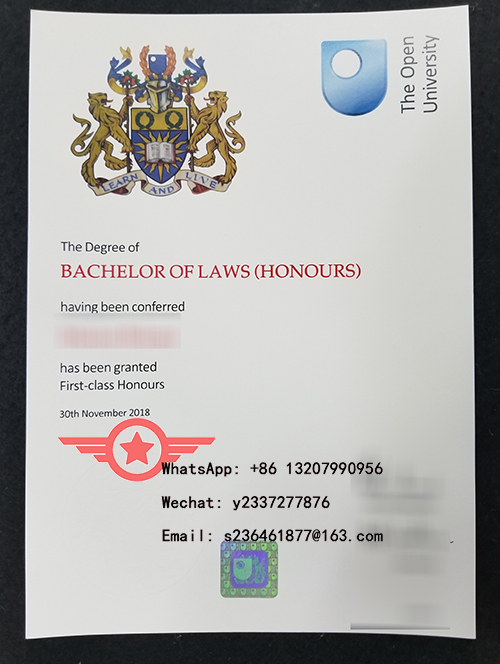 Open University LLB fake diploma