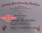 Tanislaus State University Bachelor of Science fake diploma sample
