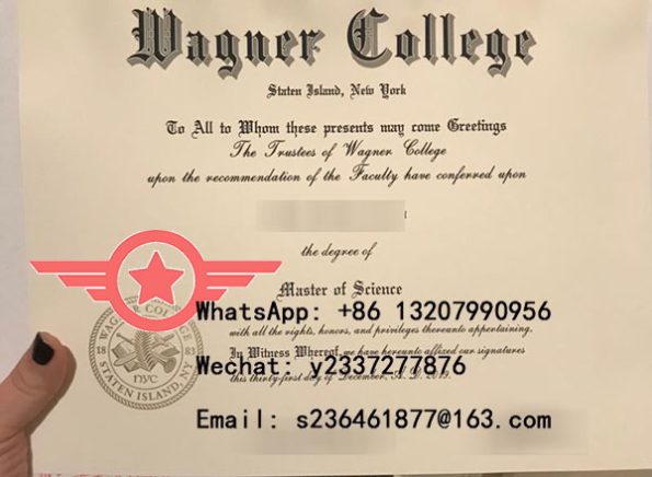 Wagner College Bachelor of Arts fake diploma sample