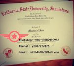 Tanislaus State University Bachelor of Science fake diploma sample