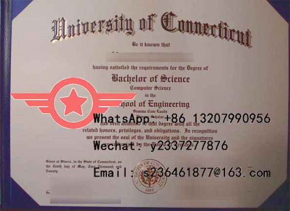 UConn BSc fake certificate sample