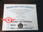 Webster University M.A. fake diploma sample