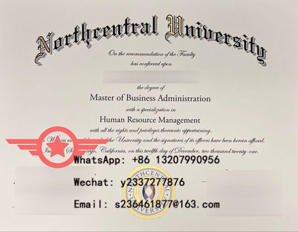 NCU MBA fake certificate sample