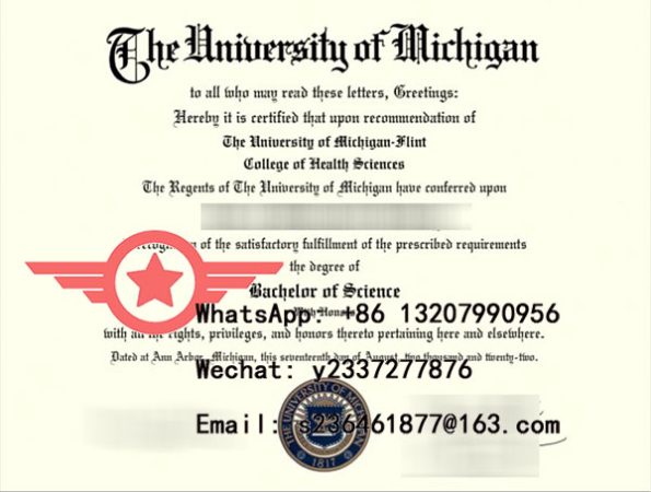 UM Bachelor of Science fake degree sample
