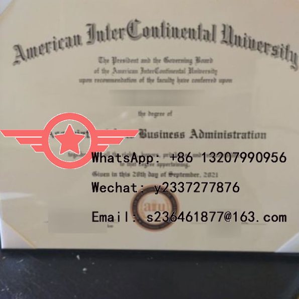 AIU Bachelor of Business Administration fake diploma sample