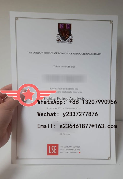 LSE BBA fake certificate sample