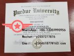Purdue University Master of Science in Industrial Engineering fake diploma sample