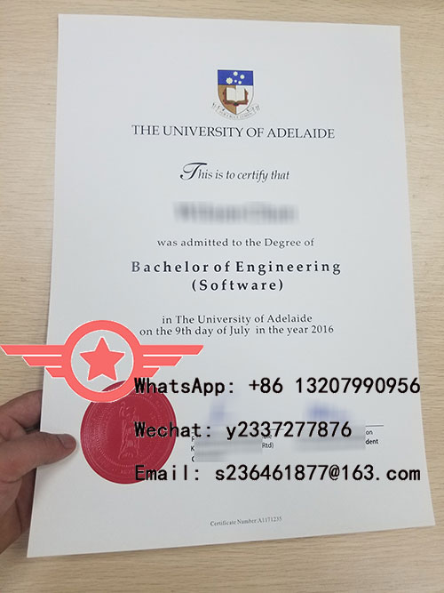 University of Adelaide Bachelor of Engineering fake degree sample