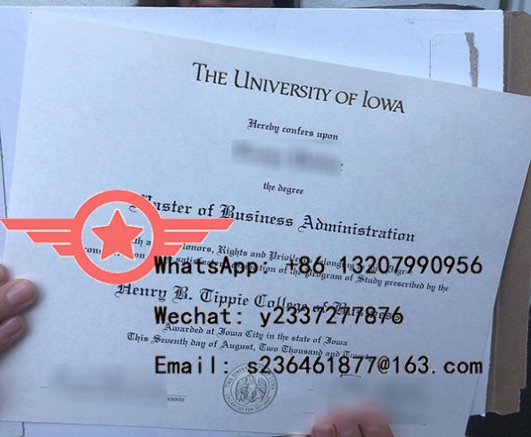 UIowa Bachelor of Fine Arts fake degree sample