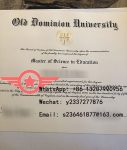 ODU Master of Science in Education fake certificate sample