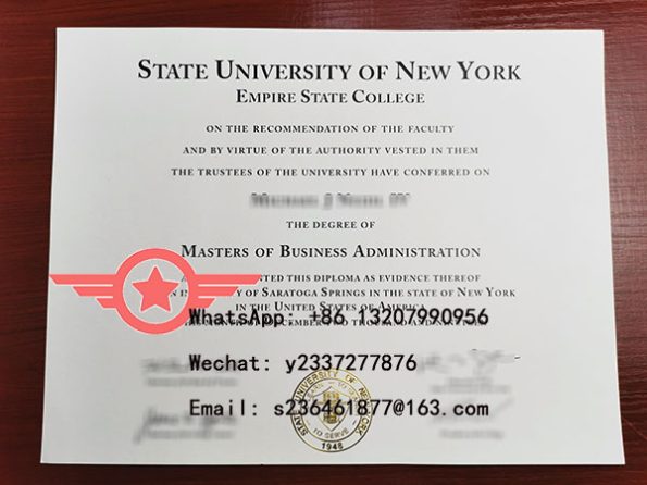 SUNY Bachelor’s Degree Fake Degree Sample