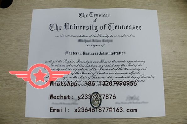 UTK Bachelor of Science fake certificate
