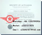 Institute of Actuaries fake certificate sample