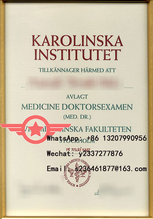 KI MD fake diploma sample