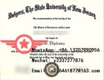 Rutgers University Bachelor of Science fake degree sample