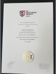RGU Bachelor of Arts fake diploma sample