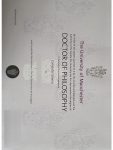 University of Manchester MSc fake diploma sample