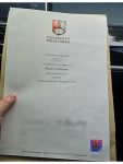 University of Birmingham MSc fake certificate sample