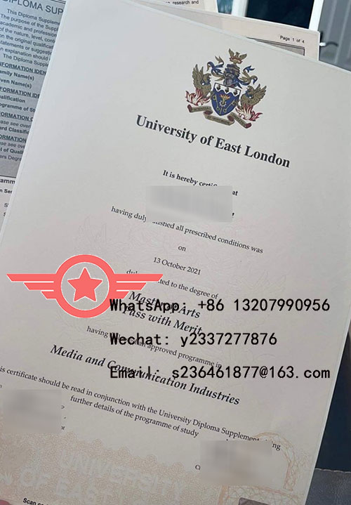 UEL Ph.D. fake diploma sample