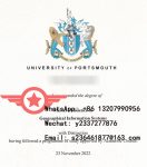 University of Portsmouth MSc fake certificate sample