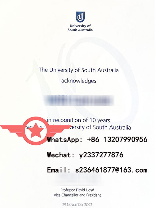 UniSA MBA fake diploma sample
