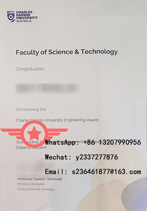 CDU Doctor of Philosophy fake certificate sample