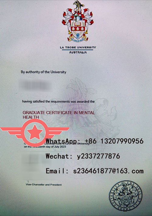 La Trobe University Master of Management fake diploma sample