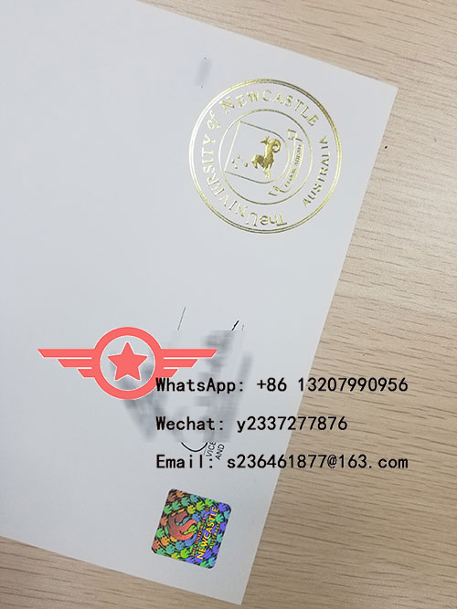 Sample fake certificate from Newcastle University, Australia
