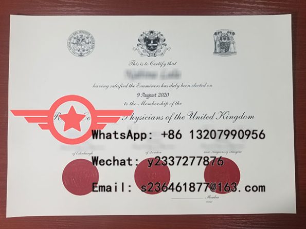 MRCP fake certificate sample