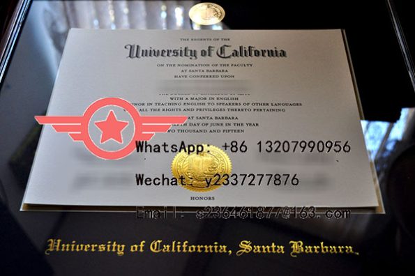 UCSB Biology fake degree sample