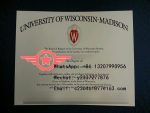 University of Wisconsin-Madison Doctor of Philosophy fake certificate sample