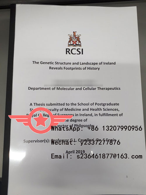 Royal University of Ireland PhD fake diploma sample