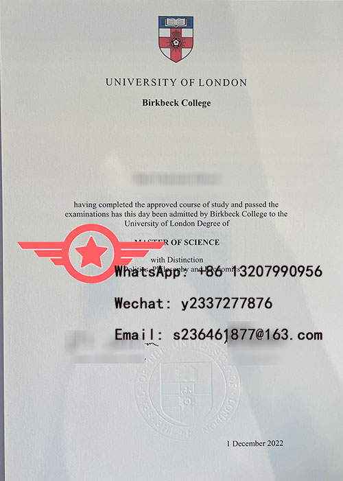 Birkbeck University of London LLM fake degree sample