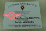 University of Wisconsin-Madison Doctor of Philosophy fake certificate sample
