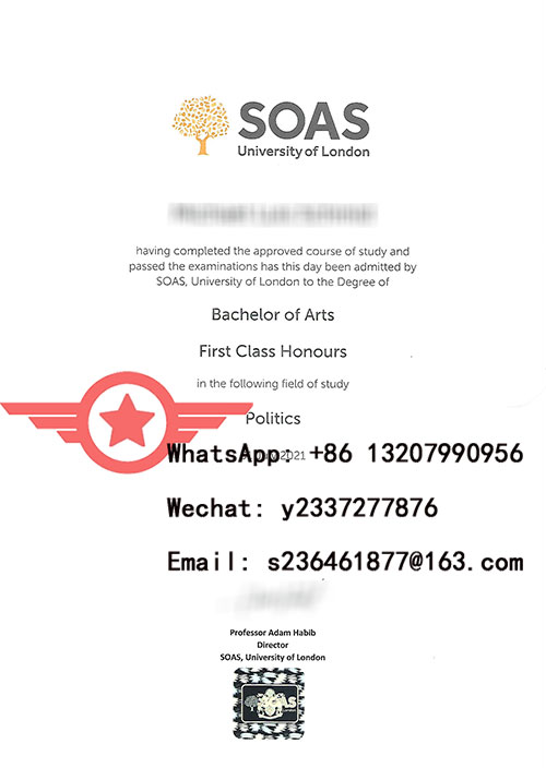 SOAS LLM fake certificate sample