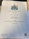 University of Portsmouth MSc fake certificate sample